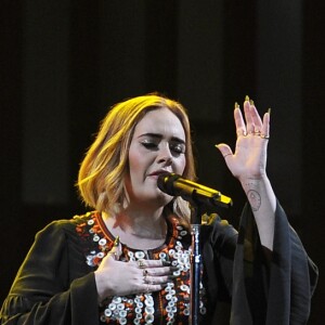 Concert d'Adele à l'occasion du festival de Glastonbury le 25 juin 2016.