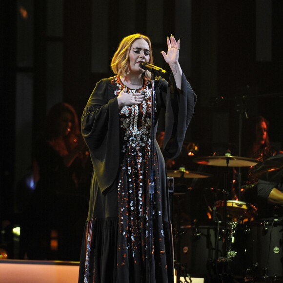 Concert d'Adele à l'occasion du festival de Glastonbury le 25 juin 2016.