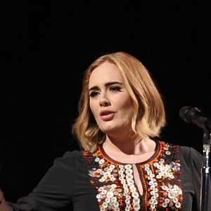 Concert d'Adele à l'occasion du festival de Glastonbury le 25 juin 2016.