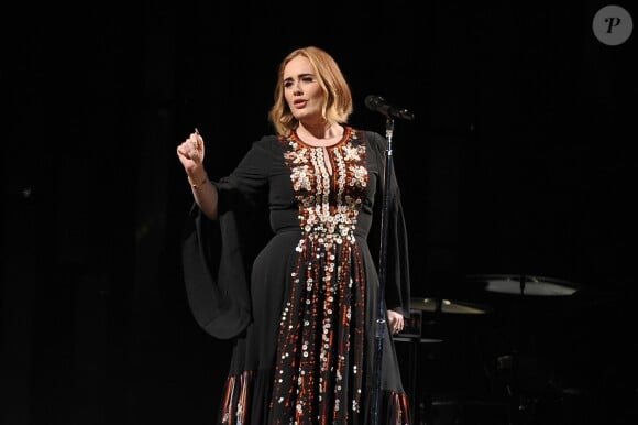 Concert d'Adele à l'occasion du festival de Glastonbury le 25 juin 2016.