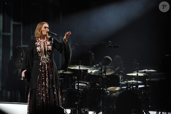 Concert d'Adele à l'occasion du festival de Glastonbury le 25 juin 2016.