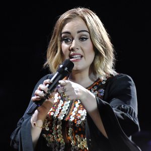 Concert d'Adele à l'occasion du festival de Glastonbury le 25 juin 2016.