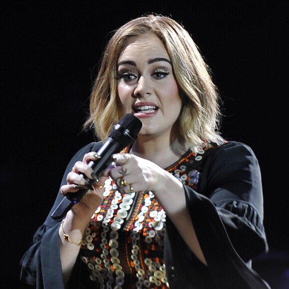 Concert d'Adele à l'occasion du festival de Glastonbury le 25 juin 2016.