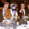 Kenny Baker avec Francis Ford Coppola, Robert Zemeckis, George Lucas, Martin Scorcese, Steven Spielberg et Ron Howard en 2001 à Hollywood