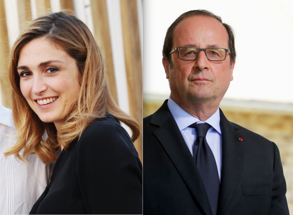 Julie Gayet et François Hollande (photomontage)