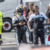 Le prince Carl Philip de Suède, pilote au sein du Team Polestar Cyan Racing, disputait le 14 août 2016 la cinquième manche du championnat de STCC (Swedish Touring Car Championship), sur le circuit de Karlskoga.