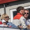 La princesse Sofia de Suède, avec son fils le prince Alexander et sa mère Marie Hellqvist, assistait le 14 août 2016 à la course du prince Carl Philip de Suède, pilote au sein du Team Polestar Cyan Racing, qui disputait la cinquième manche du championnat de STCC (Swedish Touring Car Championship), sur le circuit de Karlskoga.