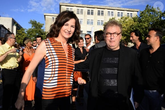 Valérie Lemercier et Dominique Besnehard - 6e Festival du Film Francophone d'Angoulême le 26 août 2013.