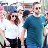 Robert Pattinson et Kristen Stewart au festival de musique de Coachella en Californie Indio, le 13 avril 2013