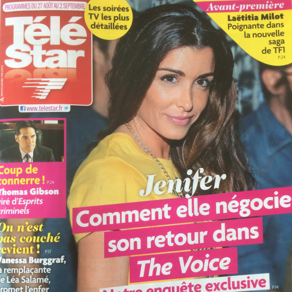 Magazine Télé Star en kiosques le 22 août 2016.