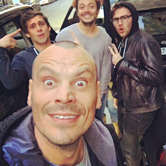 David Bigard, neveu de Jean-Marie Bigard, n'est autre que l'assistant personnel de Kev Adams. Photo datant de 2016.