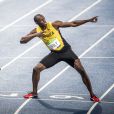Usain Bolt, vainqueur de la finale olympique du 200 mètres hommes au stade olympique de Rio, le 18 août 2016.