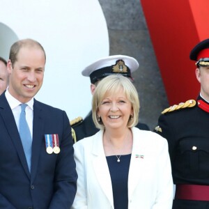 Le prince William, duc de Cambridge, était l'invité d'honneur à Düsseldorf du 70e anniversaire de la création de l'état fédéré de Rhénanie-du-Nord-Westphalie le 23 août 2016