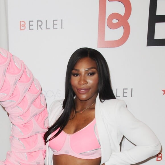 Serena Williams lors de la soirée de la marque de lingerie Berlei à New York, le 25 août 2016