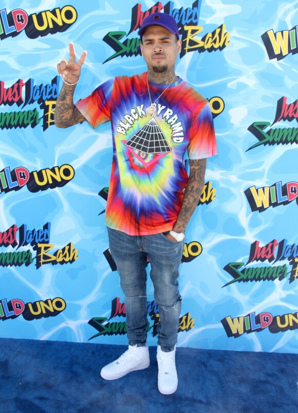 Chris Brown - Célébrités lors de la soirée "Just Jared Summer Bash" à Los Angeles le 13 aout 2016.