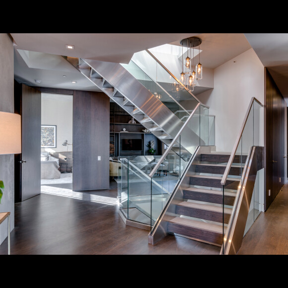 Photo du loft new-yorkais dans lequel Kim Kardashian et Kanye West ont logé avec leur famille sur l'invitation d'Airbnb (août 2016).