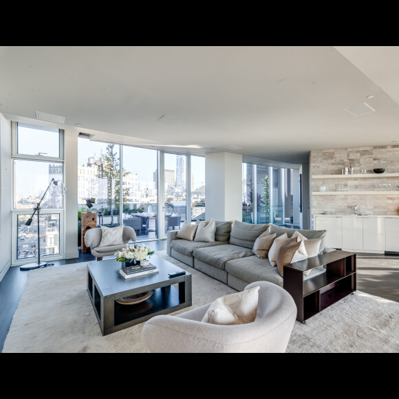 Photo du loft new-yorkais dans lequel Kim Kardashian et Kanye West ont logé avec leur famille sur l'invitation d'Airbnb (août 2016).