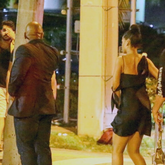 La chanteuse Rihanna et son présumé compagnon le rappeur Drake ont passé la soirée au E11EVEN nightclub à Miami, le 31 août 2016. Le couple a passé la soirée ensemble après la fin du concert de Drake.