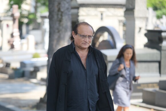 Daniel Mesguich lors des obsèques de Sonia Rykiel au cimetière de Montparnasse à Paris, le 1er septembre 2016.