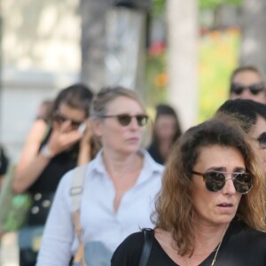 Mademoiselle Agnès lors des obsèques de Sonia Rykiel au cimetière de Montparnasse à Paris, le 1er septembre 2016.