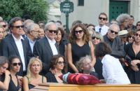 Obsèques de Sonia Rykiel au cimetière de Montparnasse à Paris, le 1er septembre 2016. 