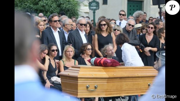  Obsèques de Sonia Rykiel au cimetière de Montparnasse à Paris, le 1er septembre 2016.  