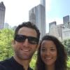 Grégory Bourdy et sa compagne Annabelle Savignan à New York en juin 2016, photo Twitter. Le couple a prévu de célébrer son mariage en septembre 2016.