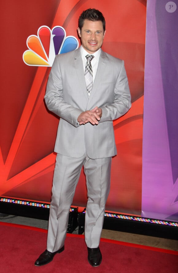 Nick Lachey à la Soiree "NBC Upfront" a New York, le 13 mai 2013.