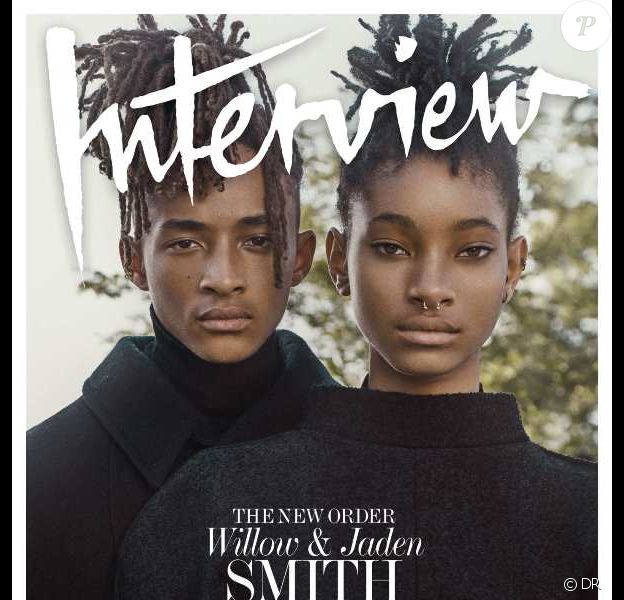 Jayden et Willow Smith en couverture du magazine Interview, au mois de septembre 2016