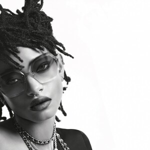 La nouvelle collection de lunettes Chanel avec comme mannequin Willow Smith, l'ambassadrice de la marque, le 29 août 2016.