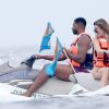 Exclusif - Prix Spécial - No Web No Blog - Khloe Kardashian en présence de son supposé nouveau compagnon star de la NBA Tristan Thompson font du jet ski à Cabo San Lucas le 3 septembre 2016.