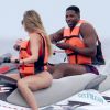 Exclusif - Prix Spécial - No Web No Blog - Khloe Kardashian en présence de son supposé nouveau compagnon star de la NBA Tristan Thompson font du jet ski à Cabo San Lucas le 3 septembre 2016.