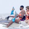 Exclusif - Prix Spécial - No Web No Blog - Khloe Kardashian en présence de son supposé nouveau compagnon star de la NBA Tristan Thompson font du jet ski à Cabo San Lucas le 3 septembre 2016.