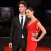 Lorenzo Tano et sa compagne Laura Medcalf - Tapis rouge du film "Rocco" lors du 73e Festival du Film de Venise, la Mostra. Le 5 septembre 2016