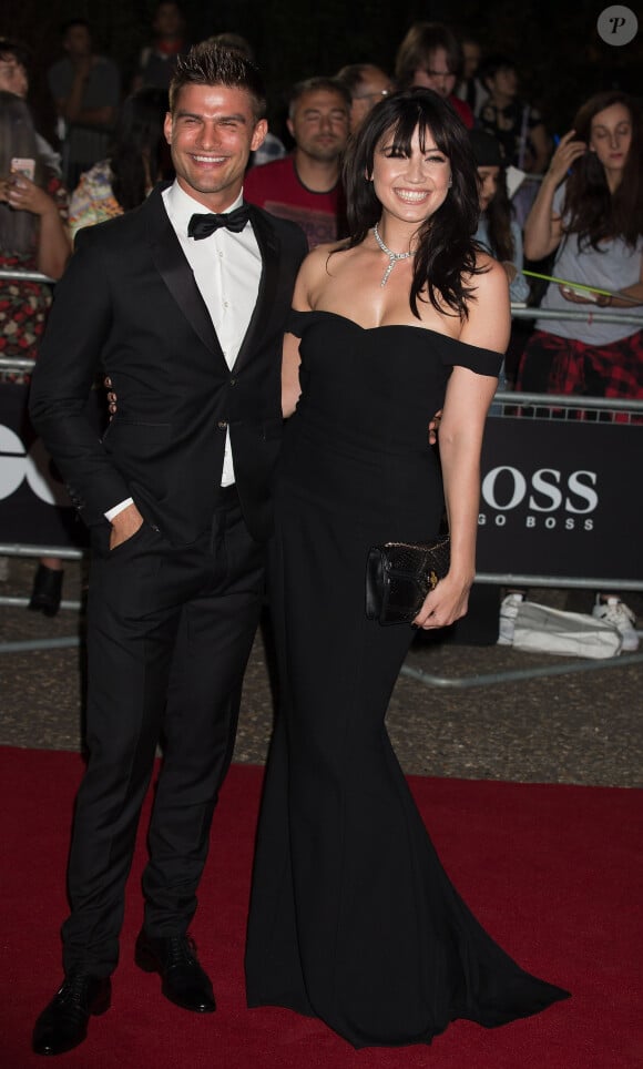 Aljaz Skorjanec et Daisy Lowe à la soirée GQ Men of the Year Awards à The Tate Modern à Londres, le 6 septembre 2016