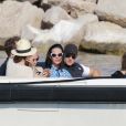 Katy Perry et Orlando Bloom font du bateau à St Jean Cap Ferrat, le 17 mai 2016