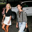 Taylor Swift et sa copine Lily Aldridge sont allés dîner à New York, le 7 septembre 2016
