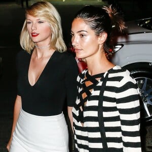 Taylor Swift et sa copine Lily Aldridge sont allés dîner à New York, le 7 septembre 2016