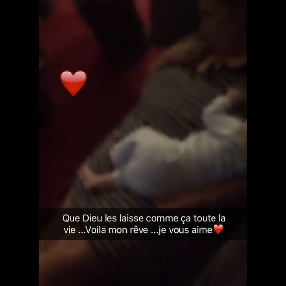 La maman d'Ayem Nour et Ayvin, sur Snapchat, mardi 6 septembre 2016