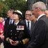 La princesse Anne, accompagnée par son mari le vice-amiral Timothy Laurence, était à Arkhangelsk le 31 août 2016 pour la commémoration du 75e anniversaire des premiers convois de l'Arctique durant la Seconde Guerre mondiale.