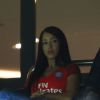 Aurah Ruiz, compagne de Jesé Rodriguez, lors du match de Ligue 1 PSG - AS Saint-Etienne au Parc des Princes à Paris, le 9 septembre 2016. © Marc Ausset-Lacroix/Bestimage