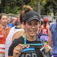 L'arrivée de Lorie (Laure Pester) - Vingtième édition de la course La Parisienne à Paris, France, le 11 septembre 2016. © Pierre Perusseau/Bestimage