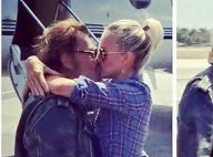 Johnny Hallyday et Laeticia : Un tendre baiser avant sa chevauchée fantastique