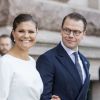 La princesse Victoria et le prince Daniel de Suède le 13 septembre 2016 à la cérémonie d'inauguration du Parlement pour l'exercice 2016-2017, au Riksdagshuset à Stockholm.