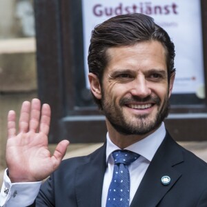 La princesse Madeleine de Suède, le prince Carl Philip et la princesse Sofia le 13 septembre 2016 à la cérémonie d'inauguration du Parlement pour l'exercice 2016-2017, au Riksdagshuset à Stockholm.