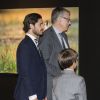 Le prince Carl Philip de Suède lors de la remise de prix de l'exposition photographique "Swedish Nature" à Stockholm le 12 septembre 2016.