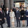 Urban Ahlin, le roi Carl XVI Gustaf de Suède, la reine Silvia, le prince Carl Philip, la princesse Madeleine et le prince Daniel ont assisté dans la soirée du 13 septembre 2016 à un concert de l'Orchestre philharmonique royal suédois à la suite de l'inauguration du Parlement, à Stockholm.