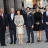 Urban Ahlin, le roi Carl XVI Gustaf de Suède, la reine Silvia, le prince Carl Philip, la princesse Madeleine et le prince Daniel ont assisté dans la soirée du 13 septembre 2016 à un concert de l'Orchestre philharmonique royal suédois à la suite de l'inauguration du Parlement, à Stockholm.