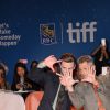 Jonathan Demme et Justin Timberlake - People à la première de 'Justin Timberlake + Tennessee Kids' lors du Festival International de Film à Toronto, le 13 septembre 2016