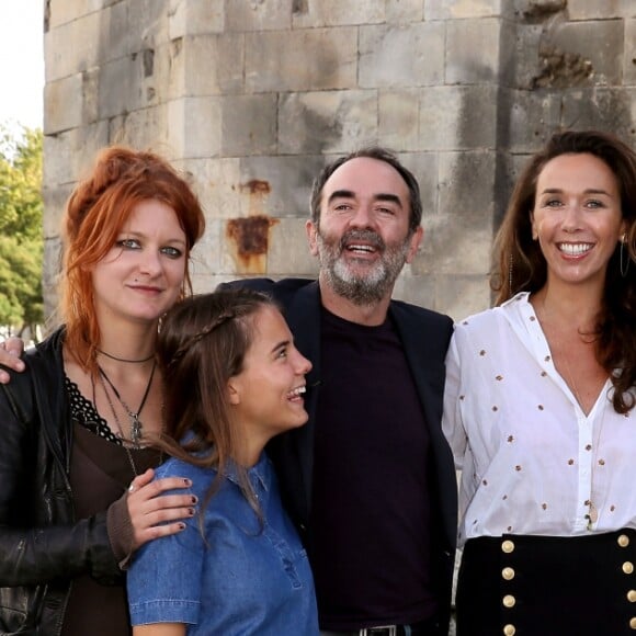 L'équipe du film "L'accident" avec Bruno Solo, Eric Deshors, Rose Montron, Gabrielle Atger, Charlotte Talpaert et Charlotte des Georges, participe à la 18ème édition du festival de la fiction TV 2016 de La Rochelle, France, le 14 septembre 2016. © Patrick Bernard